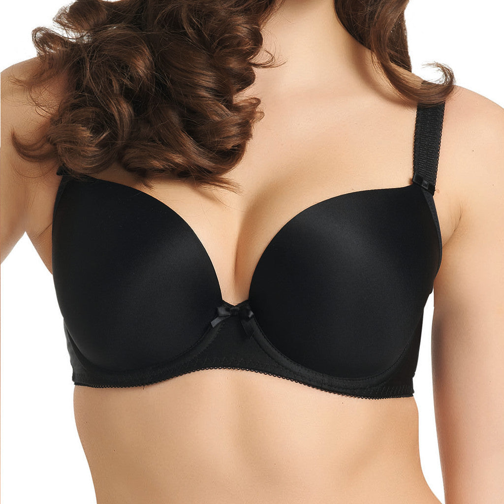 Freya Deco Plunge Bra Black, AA4234BLK