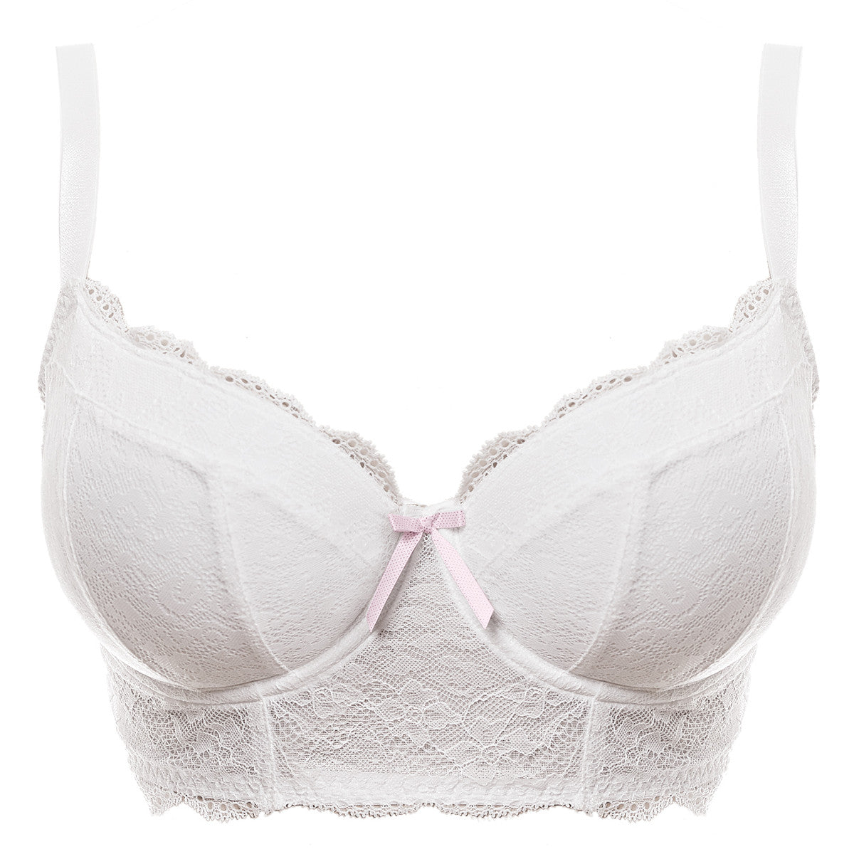 Freya Fancies Longline Bra White, AA1014WHE