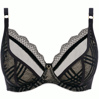 Freya-Lingerie-Fatale-Noir-Black-Plunge-Bra-AA401402NOR