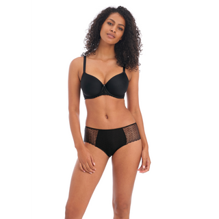 Freya-Lingerie-Signature-Moulded-Spacer-Bra-Black-AA400510BLK-Short-AA400580BLK