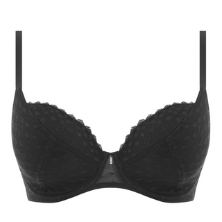 Freya-Lingerie-Signature-Padded-Plunge-Bra-Black-AA400514BLK