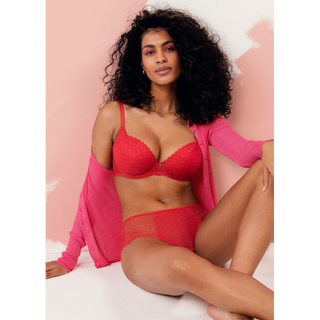 Freya-Lingerie-Signature-Padded-Plunge-Bra-Chilli-Red-AA400514CRD-Short-AA400580CRD-Lifestyle
