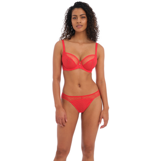 Freya-Lingerie-Signature-Plunge-Bra-Chilli-Red-AA400502CRD-Brazillian-Brief-AA400571CRD