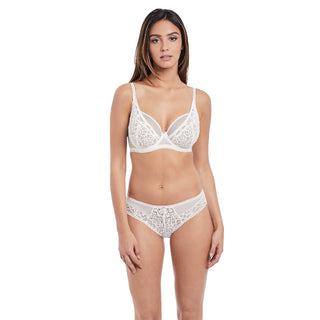 Freya-Lingerie-Soiree-Lace-White-High-Apex-Bra-AA5011WHE-Brief-AA5015WHE-Front
