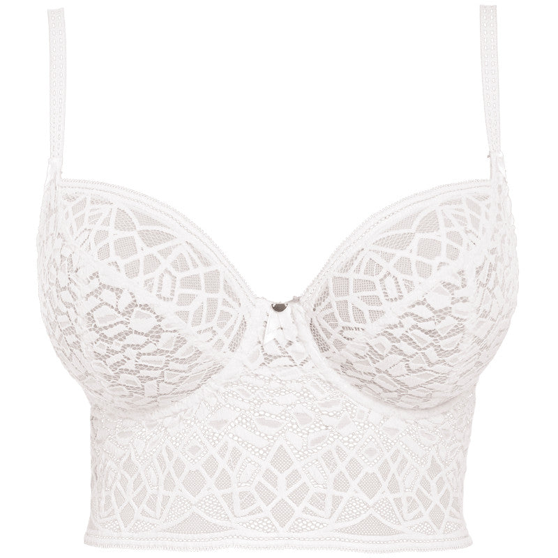 Freya Soiree Lace Bralette Bra Underwired White