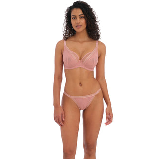 Freya-Lingerie-Tailored-Ash-Rose-Pink-Plunge-Bra-AA401121ASE-Brief-AA401150ASE