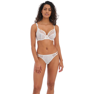 Freya-Lingerie-Temptress-White-Plunge-Bra-AA400102WHE-Brazilian-Brief-AA400171WHE