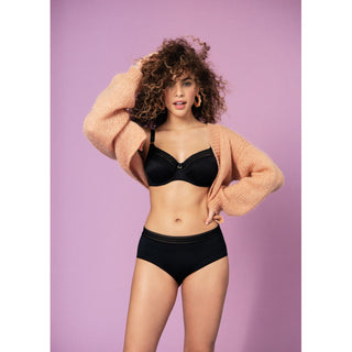 Freya-Lingerie-Viva-Noir-Black-Side-Support-Bra-AA5642NOR-Short-AA5645NOR-Lifestyle