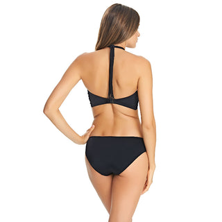 Freya-Swim-Macrame-Black-Bandeau-Bikini-Top-AS4053BLK-Brief-AS4057BLK-Back