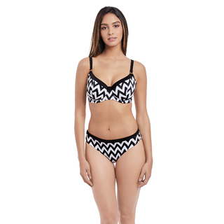 Freya-Swim-Making-Waves-Black-White-Sweetheart-Bikini-Top-AS2947BLK-Brief-AS2950BLK-Back