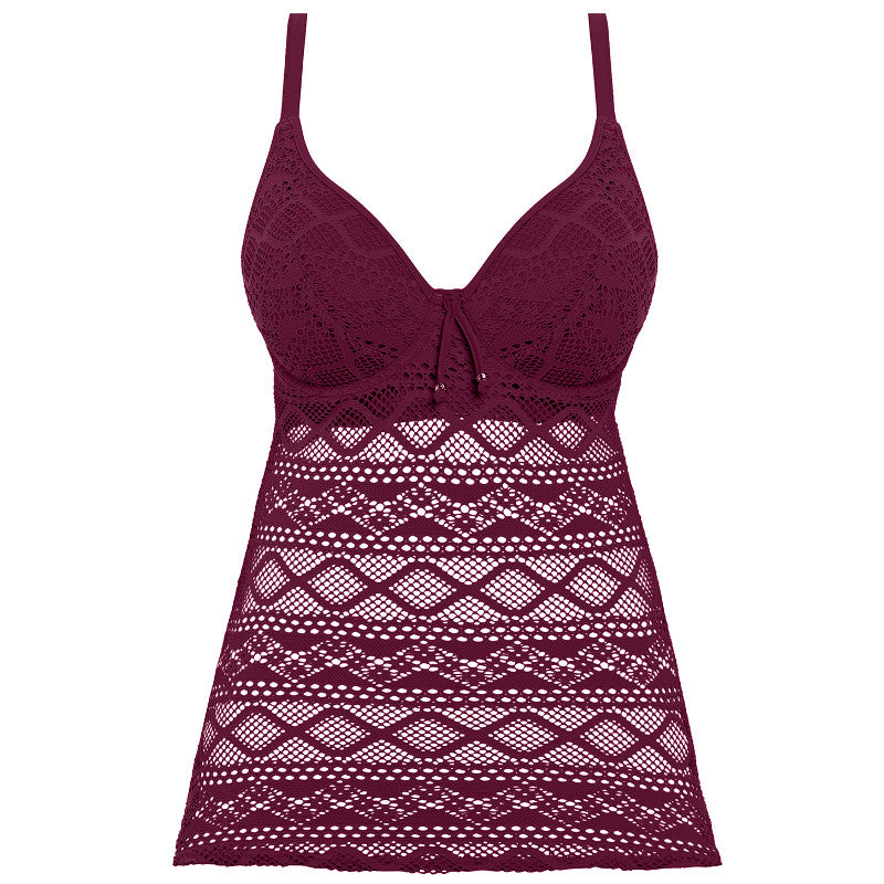 Haut Tankini Sundance Freya - Rembourré, Armatures, Bretelles Convertibles - Taille D à GG