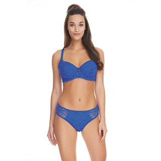 Freya-Swim-Sundance-Cobalt-Blue-Sweetheart-Bikini-Top-AS3970COT-Hipster-Brief-AS3976COT-Front