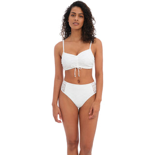 Freya-Swim-Sundance-White-Bralette-Bikini-Top-AS4000WHE-High-Waist-Brief-AS4001WHE-Front