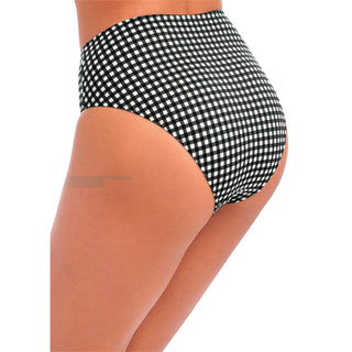 Freya-Swimwear-Check-In-Monochrome-High-Waist-Swim-Brief-AS201978MOM-Back