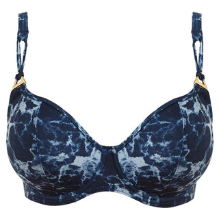 Storm Midnight Blue Plunge Bikini Top - Freya Swim