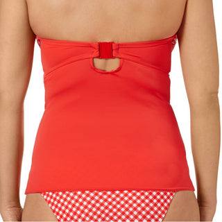 Freya-Swimwear-Tootsie-Poppy-Check-Red-Bandeau-Tankini-AS3605POK-Back