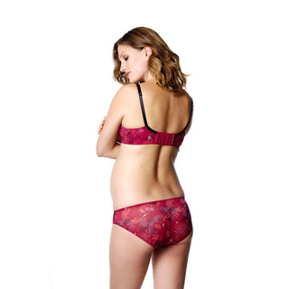 Hotmilk-Lingerie-Mystery-Cerise-Red-Nursing-Maternity-Bra-Brief-Back