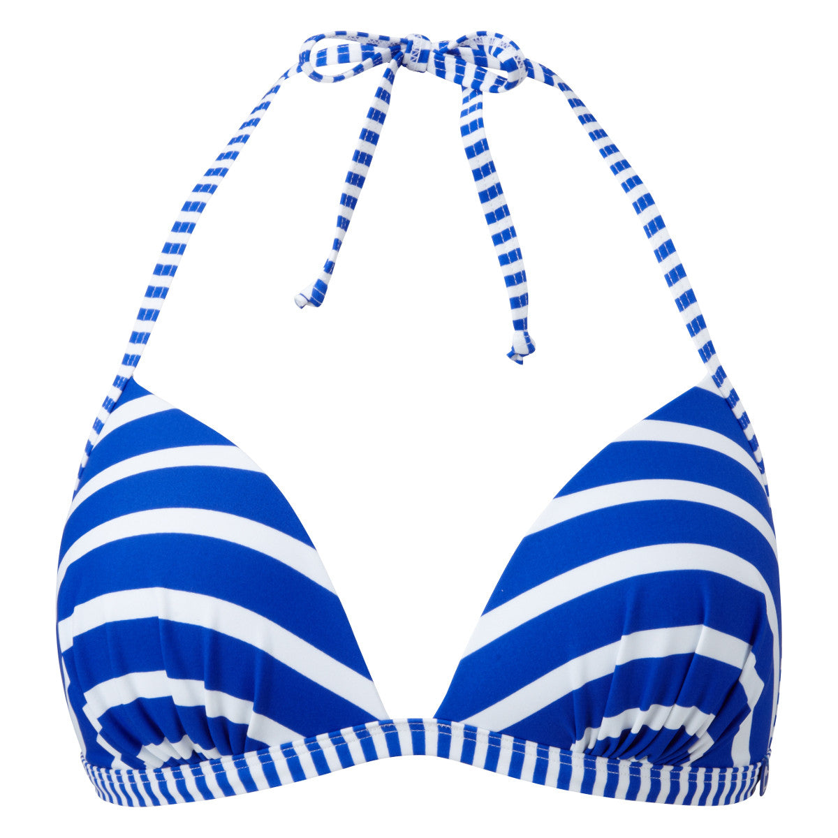 Lepel Swim Riviera Blue White Triangle Bikini Top LE160063BLW