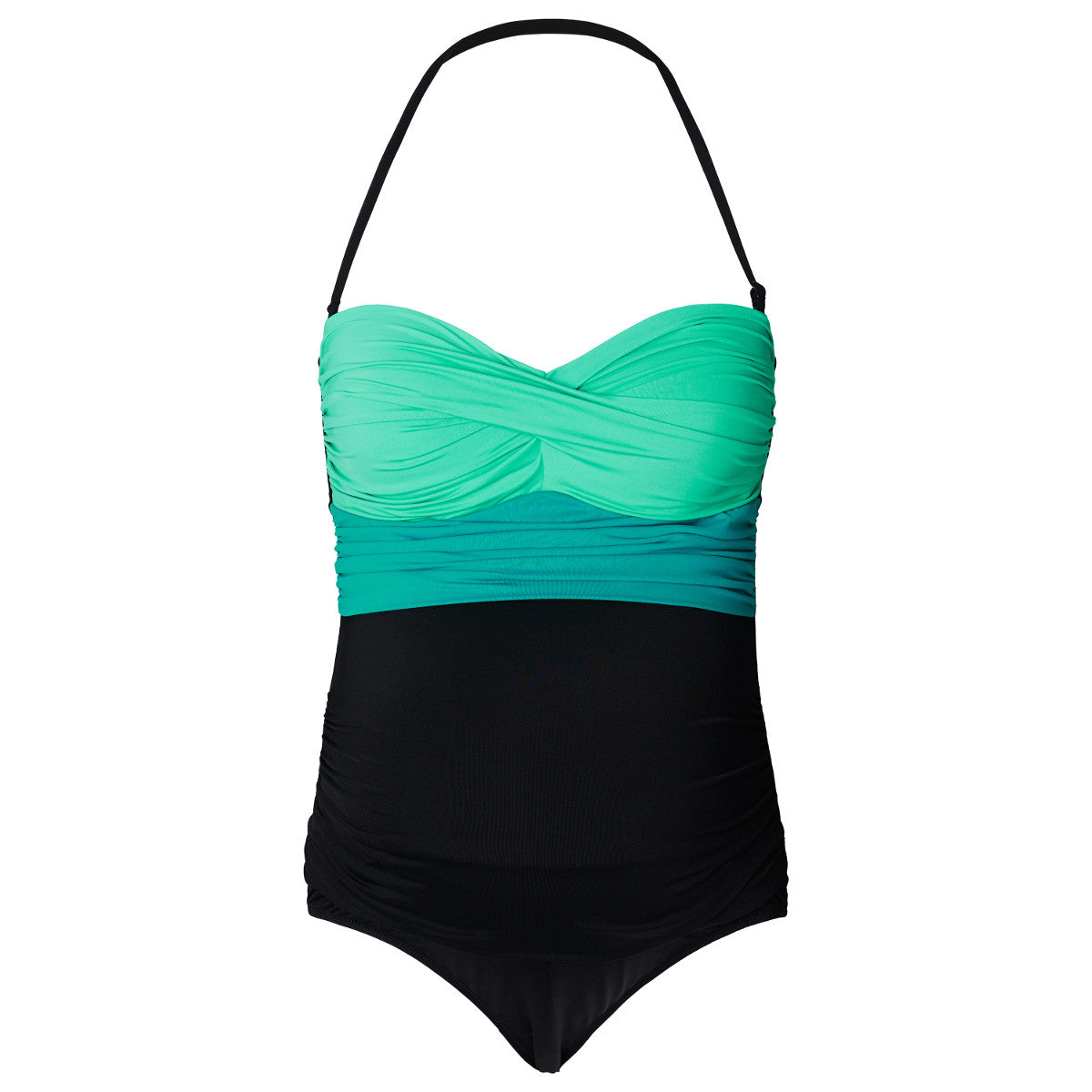 Noppies Maternity Swimsuit One Piece Colorblock Green 60390