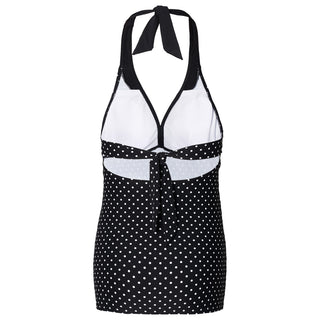 Noppies-Dot-White-Black-Maternity-Tankini-Swimsuit-60192-Back
