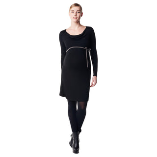 Noppies-Maternity-Dyanne-Black-Nursing-Dress-50721-Front