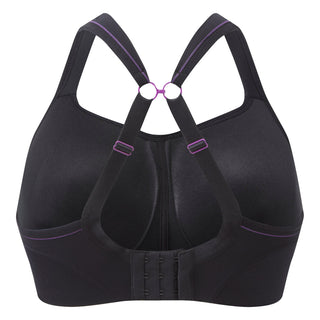 Panache-Black-Sports-Bra-Non-Wired-Racerback-7341-Back-Zoom