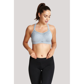 Panache-Grey-Marl-Sports-Bra-Wired-Racerback-5021-Front