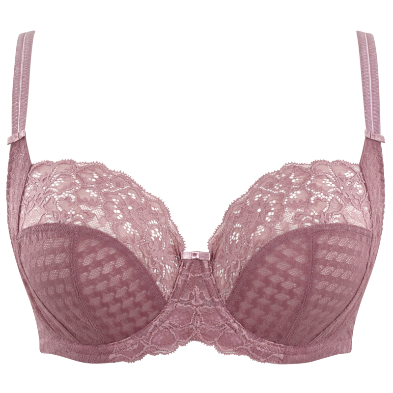 Envy Balconette Bra Rose Mauve Pink - Panache