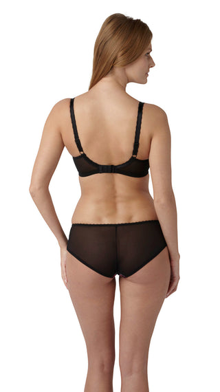 Panache-Lingerie-Jasmine-Black-Floral-Print-Balconette-Bra-6951-Brief-6952-Back