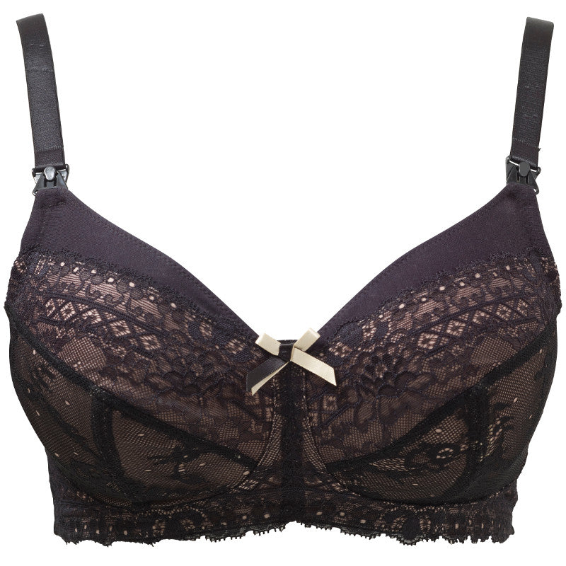 Panache Sophie Nursing Bra Black Nude, 5821