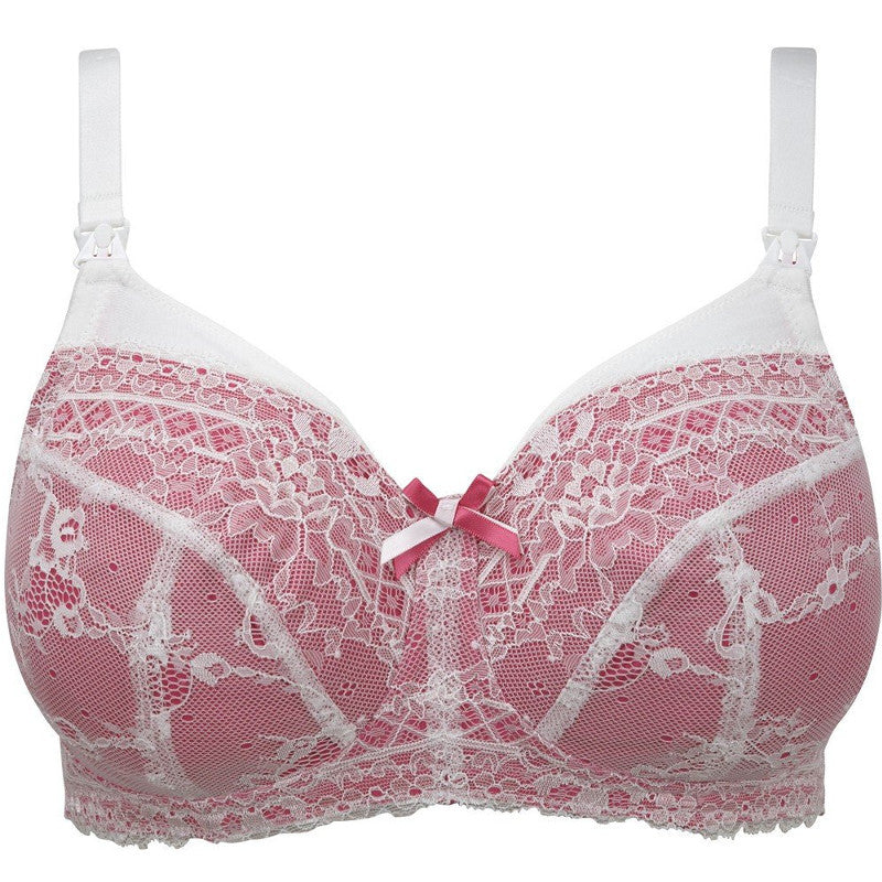 Panache Nursing Bra Ivory And Candy Pink Sophie £21.99 - Panache Maternity  Nursing Bras Free UK Delivery