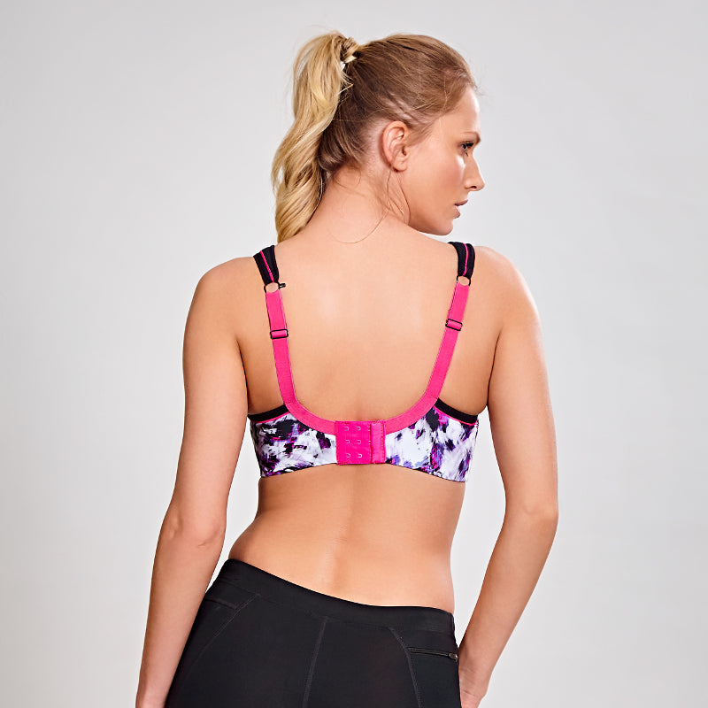 Panache Sports Bra Painterly Purple Underwired, 5021