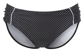 Panache-Swim-Britt-Gathered-Bikini-Brief-Black-Spot-SW0829-Front