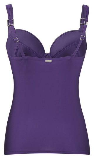 Panache-Swim-Halle-Padded-Plunge-Tankini-Top-Violet-SW0751-Back