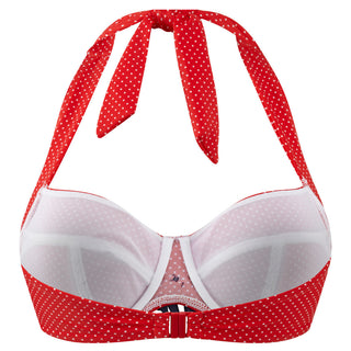 Panache-Swimwear-Britt-Red-Spot-Halter-Bikini-Top-SW0822-Back