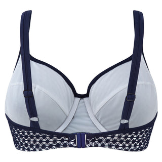 Panache-Swimwear-Eadie-Navy-White-Balconette-Bikini-Top-SW0862-Back