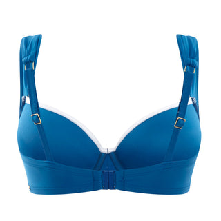 Panache-Swimwear-Portofino-Petrol-Blue-White-Balconette-Bikini-Top-SW0952-Back