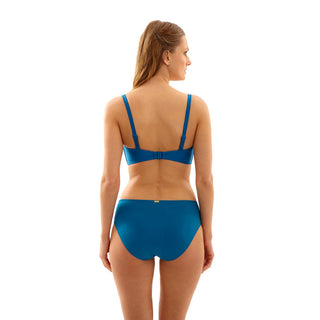 Panache-Swimwear-Portofino-Petrol-Blue-White-Bandeau-Bikini-Top-Straps-SW0953-Classic-Brief-Pant-SW0956-Back