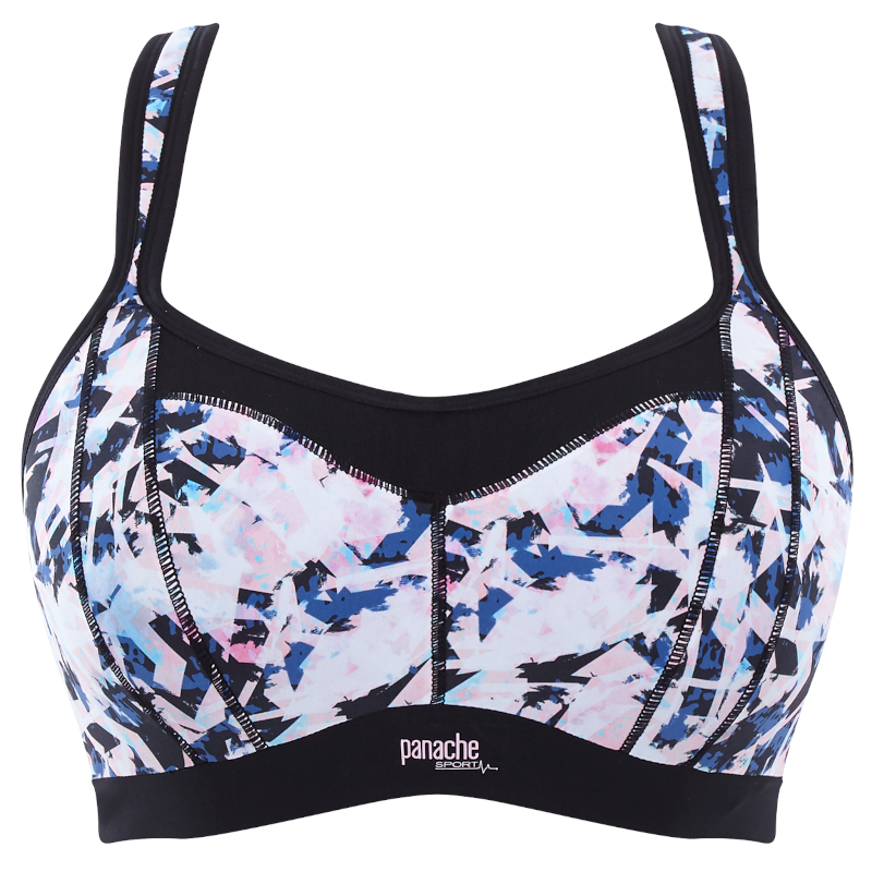 Panache Sports Bra Tie Dye Geo Print, 5021