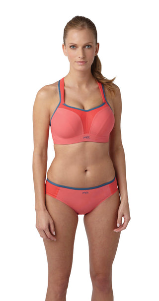 Panache-Underwired-Sports-Bra-Coral-Grey-5021-Brief-7342-Front