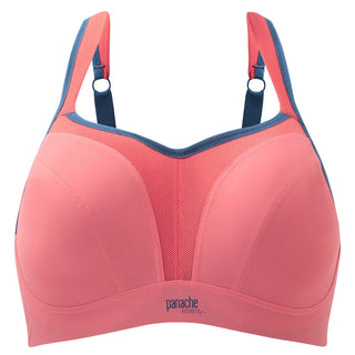 Panache-Underwired-Sports-Bra-Coral-Grey-5021-Front