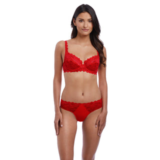 Wacoal-Lingerie-Eglantine-Valencia-Red-Classic-Underwired-Bra-WEBFA662VAD-Brief-WEPFA962VAD-Front