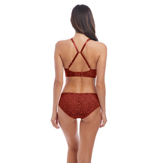 Halo Lace Soft Cup Bra Red Pear - Wacoal