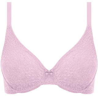 Halo Lace Sweet Pink Non Padded Moulded Bra - Wacoal