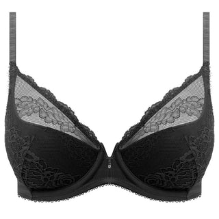 Wacoal-Ravissant-Black-Plunge-Bra-WE600502BLK