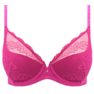 Wacoal-Ravissant-Orchid-Flower-Pink-Plunge-Bra-WE600502ORR