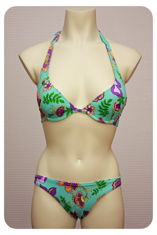 Paradise Cay bikini top and bottom - Front